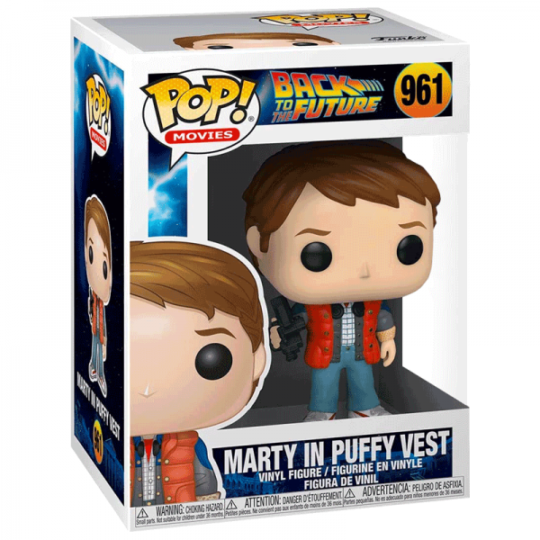 FUNKO POP! - Movie - Back to the Future Marty In Puffy Vest #961